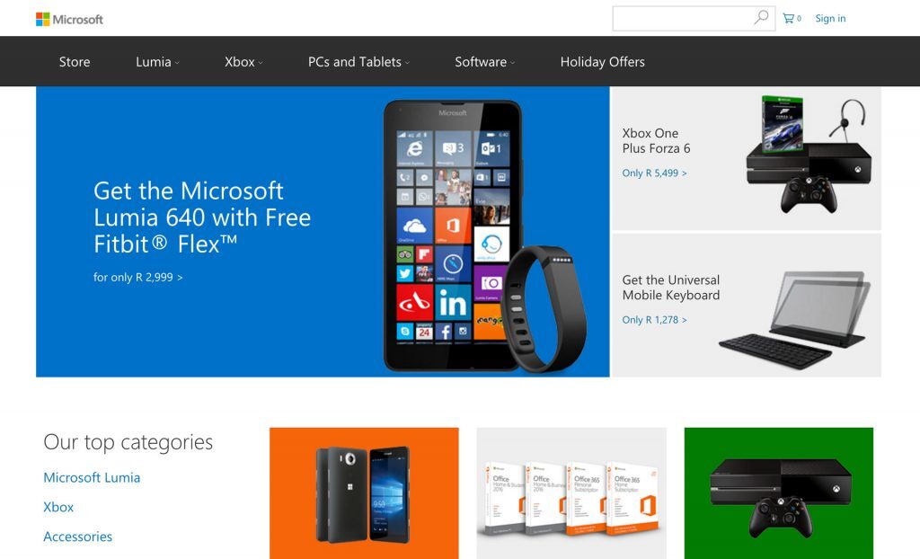 Microsoft-Online-Store