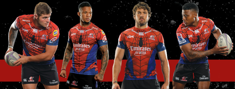 spider man rugby jersey lions