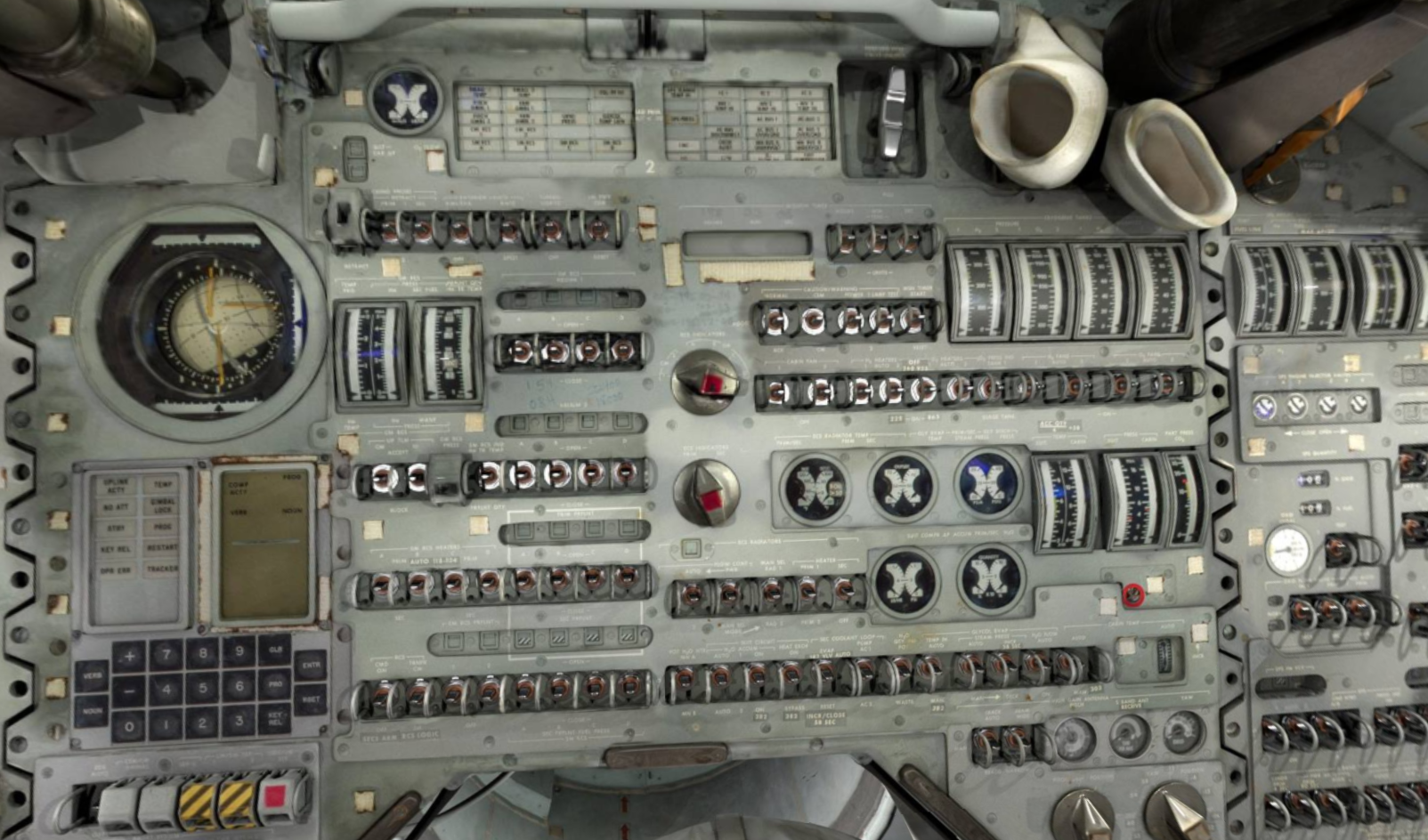 A 360 Degree Trip Inside The Apollo 11 Command Module