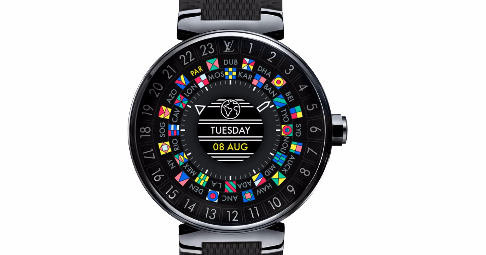 Louis Vuitton Tambour Horizon Smartwatch face 2