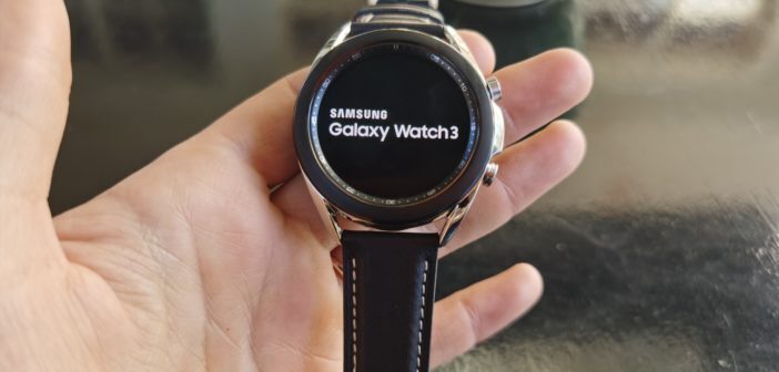 galaxy watch on hand