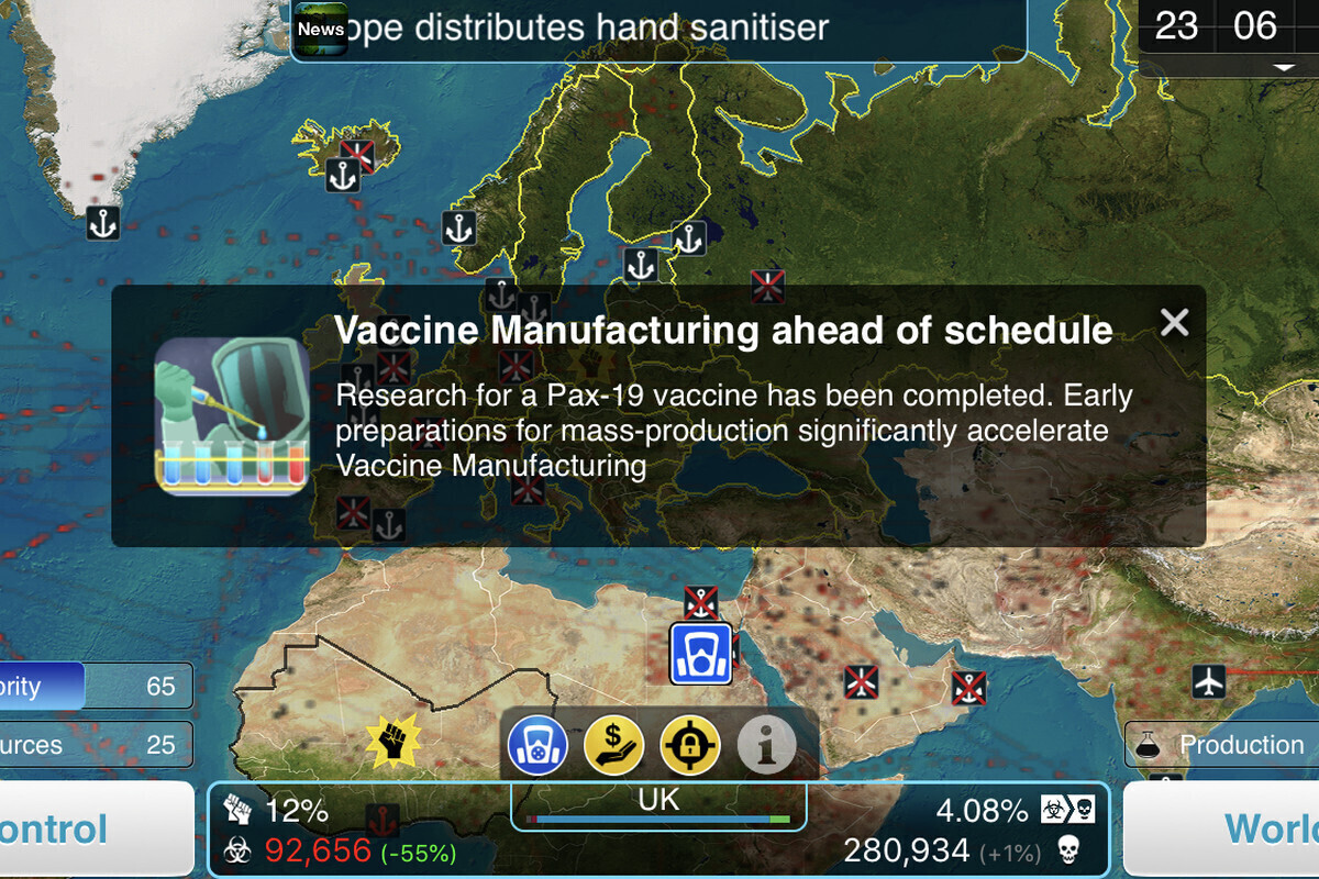 Plague Inc.'s "The Cure" update free for everyone » Stuff