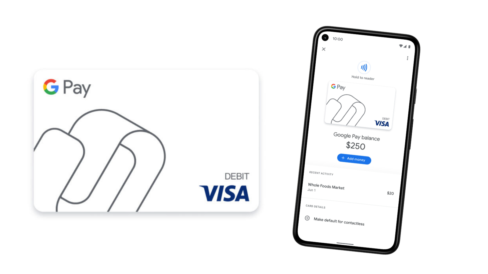 can i use google pay without debit card