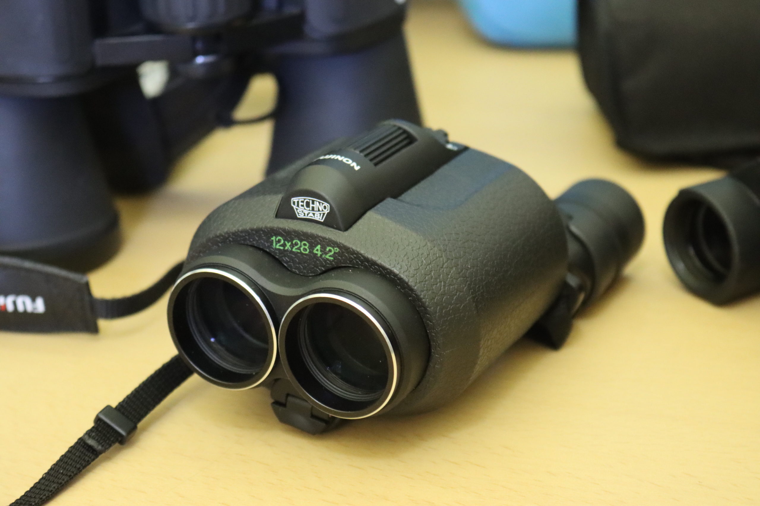 Fujinon Techno-Stabi 12x28 Compact Binoculars - A Stable