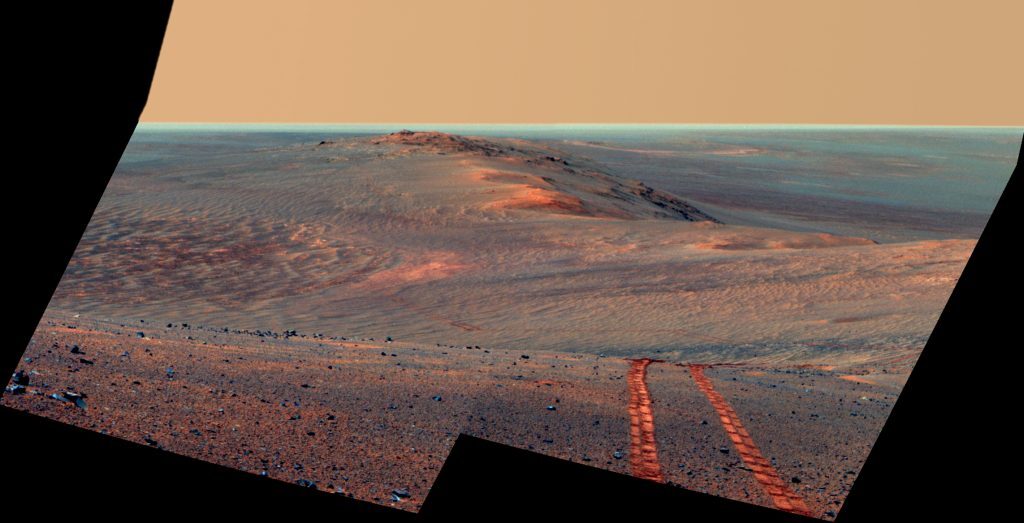 Mars landscape NASA JPL