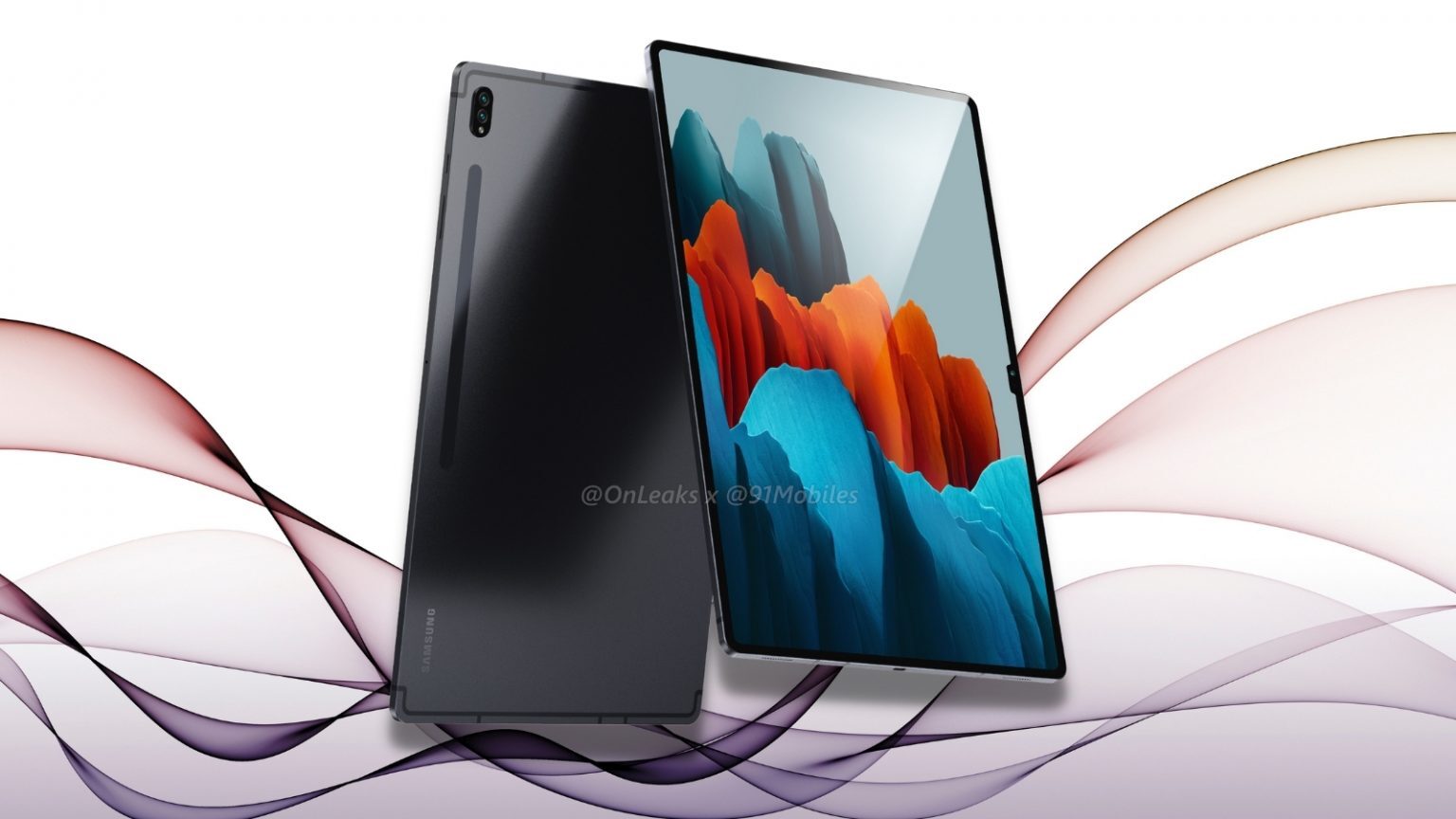 Galaxy Tab S8 Ultra render