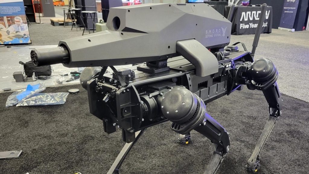 SPUR robot weapon Boston Dynamics