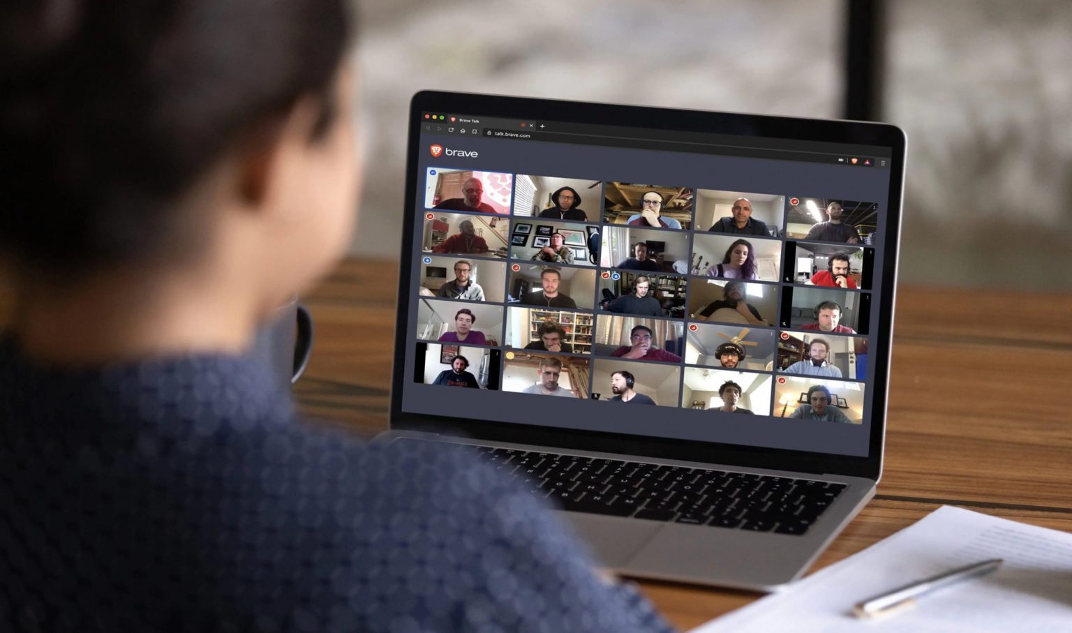 Brave video conferencing