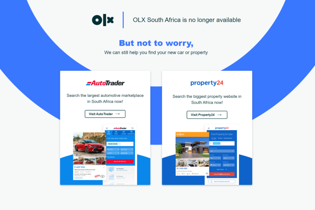 Pour One Out For OLX SA - The Classifieds Platform Has Closed Down