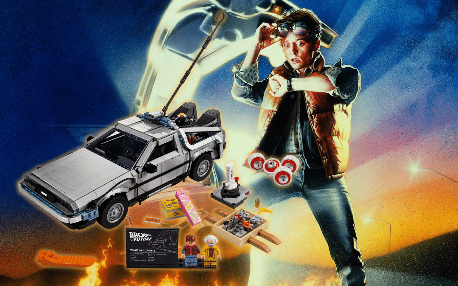 Back to the Future Lego Delorean