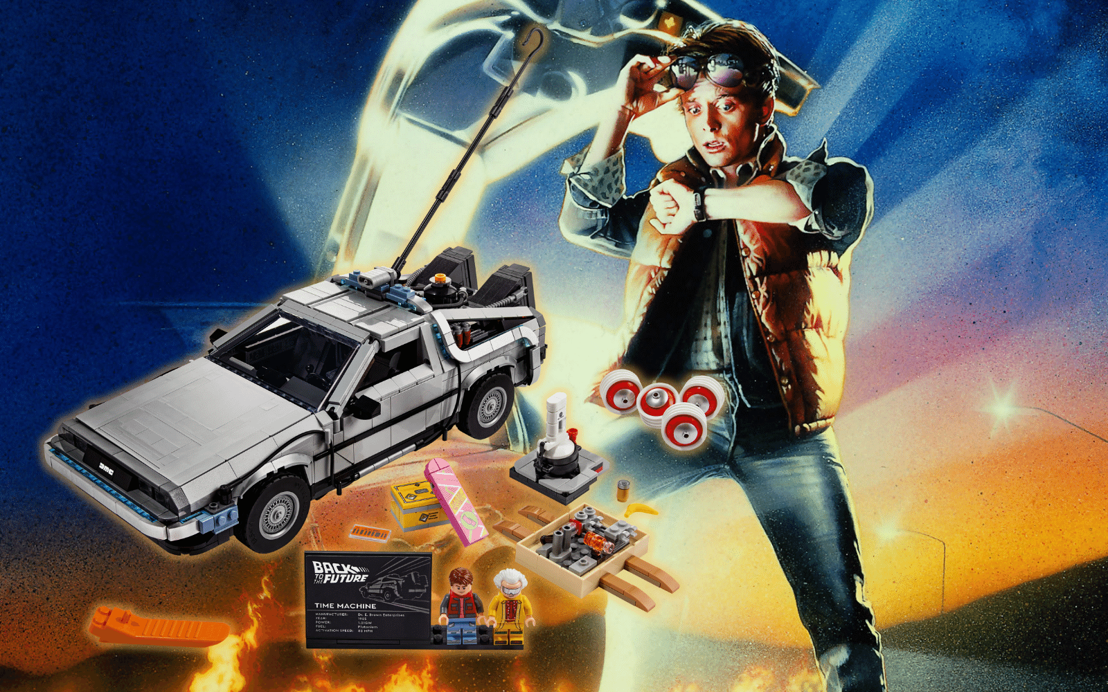 You'll Have To Go Back To The Future For This 3-in-1 Lego BttF