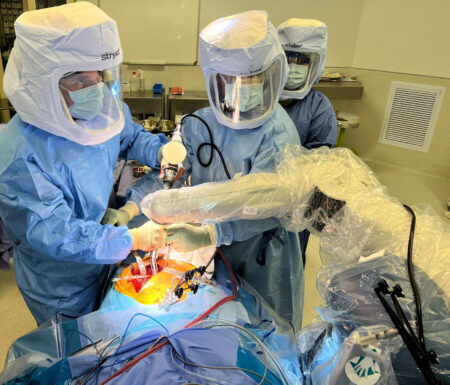 Robots helping doctors perform surgery