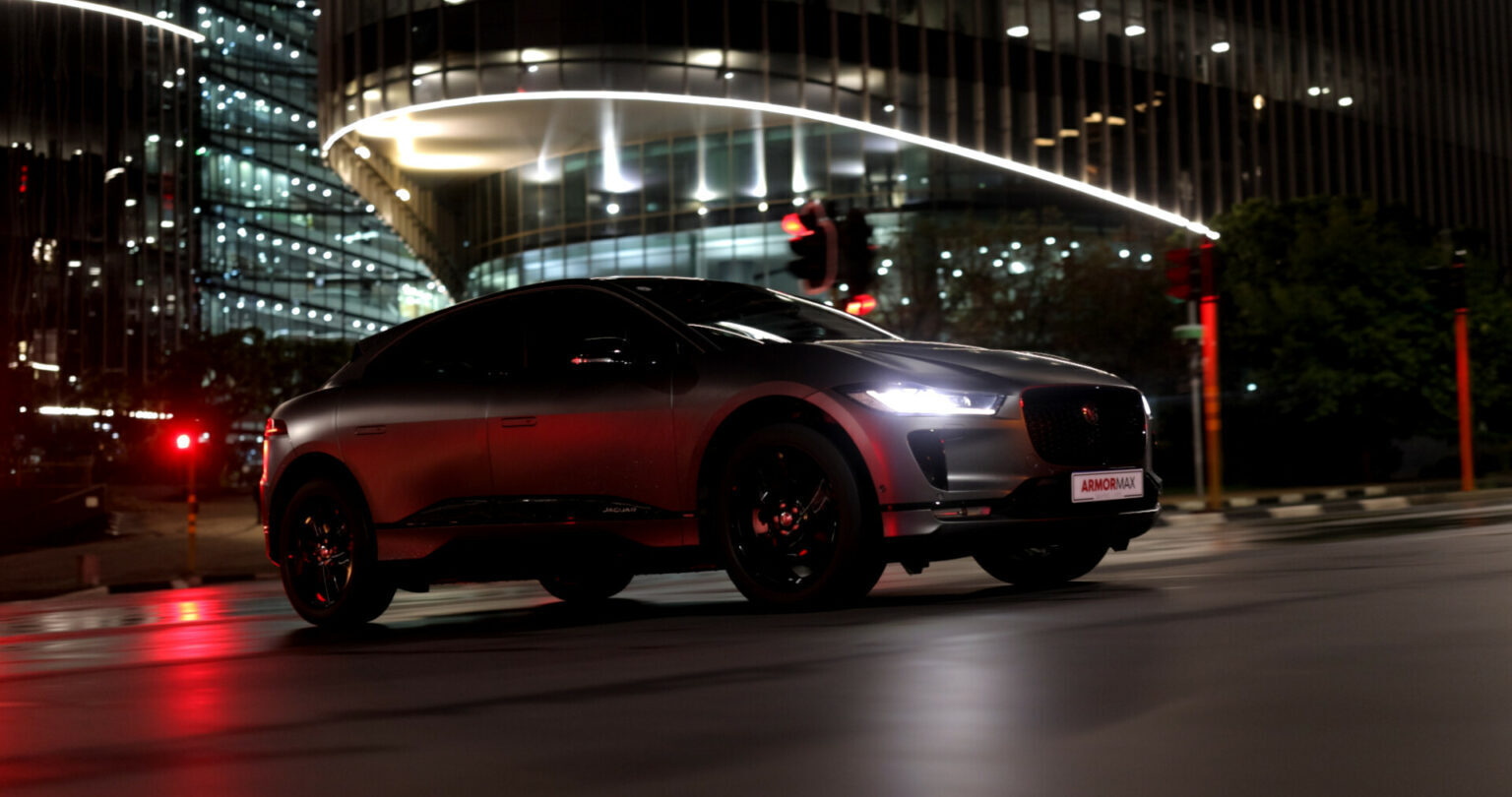 armoured Jaguar I-Pace