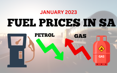January 2023 fuel prices in SA.