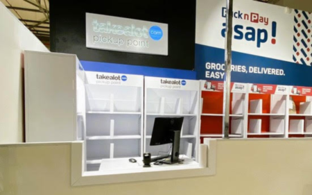 Pick n Pay introduces Takealot counter at a store in Cape Town.
