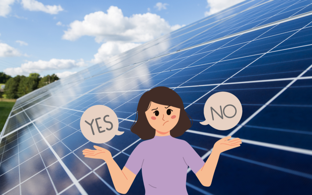 Decision on solar.