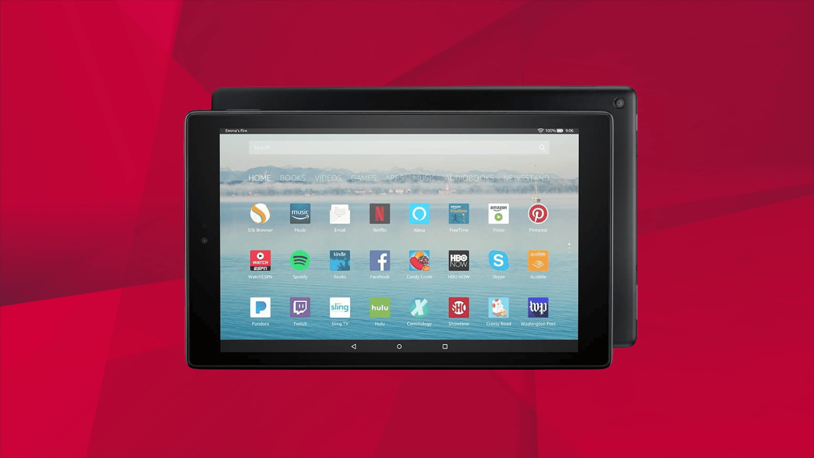 Amazon Fire 10in HD (2021 Model) tablet feature