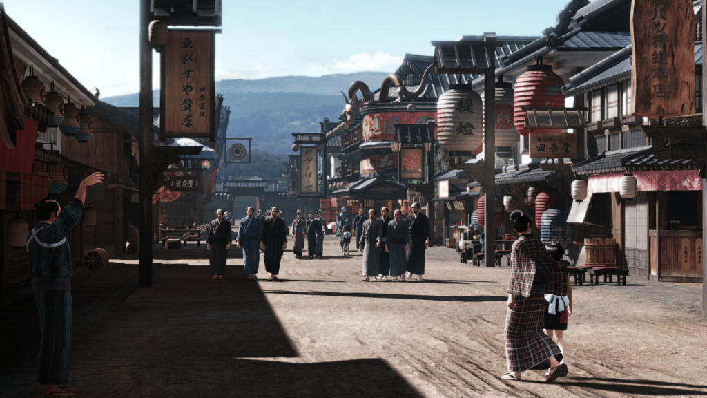 1860s Kyoto in Like a Dragon: Ishin!