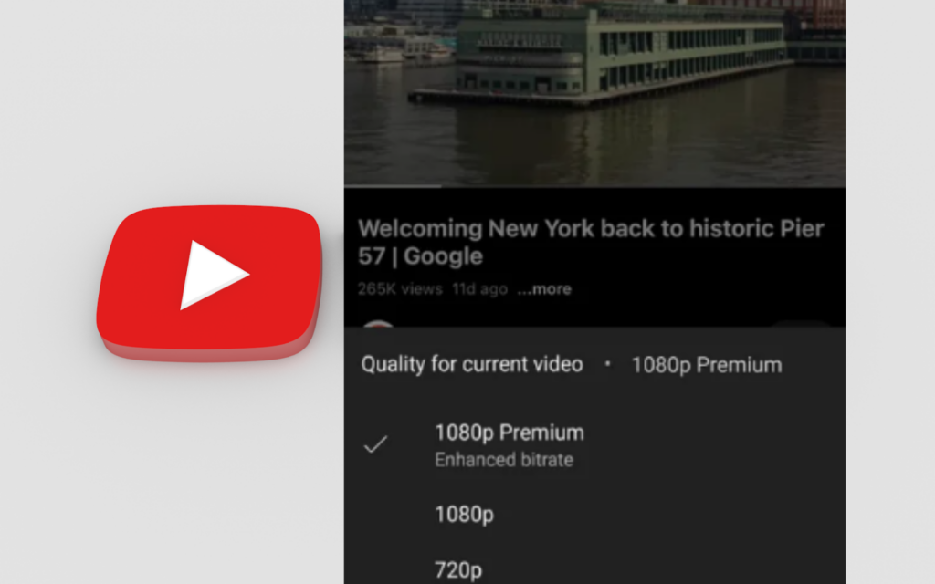 YouTube HD Videos for premium users
