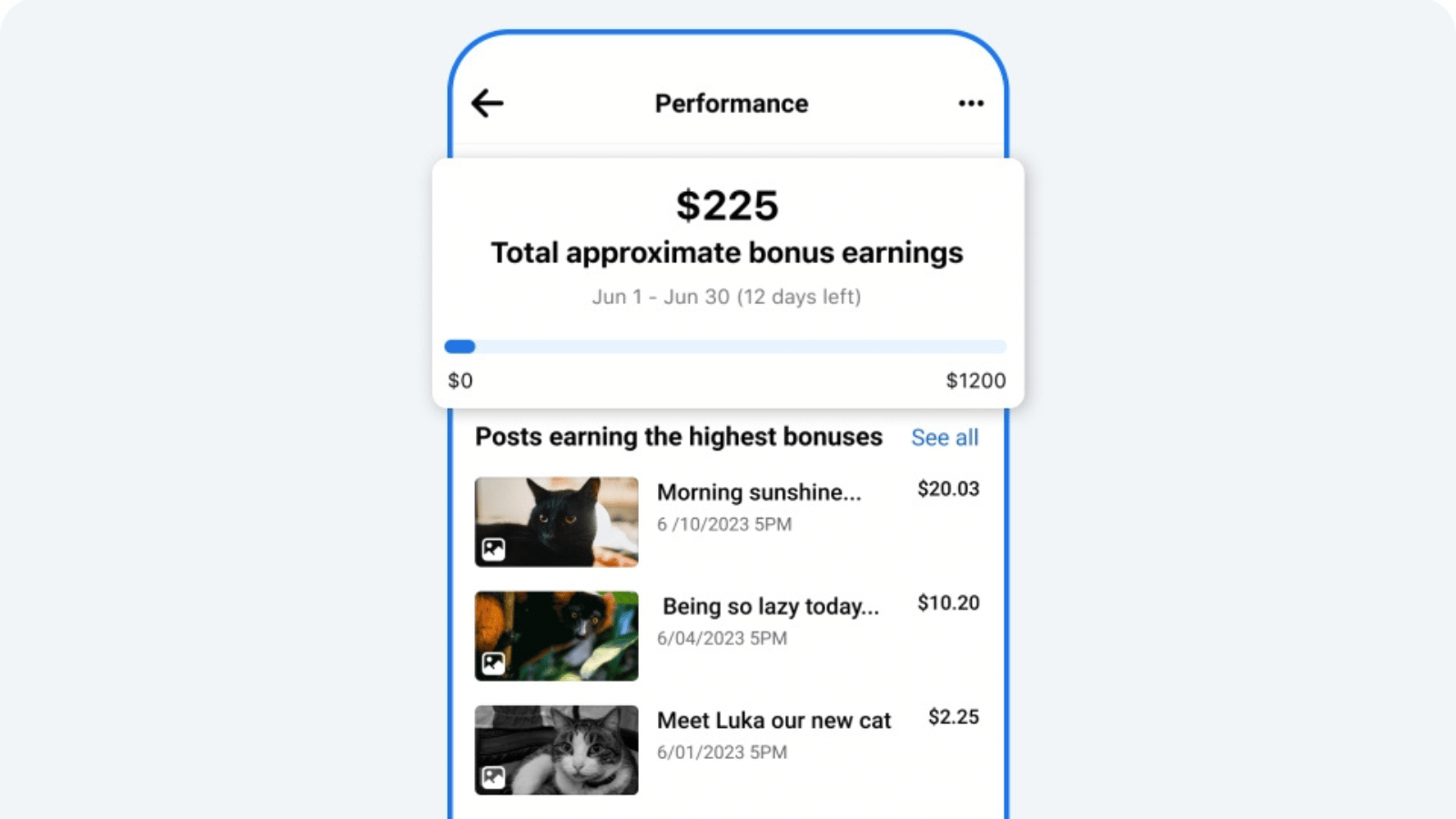 Meta performance bonus program (Facebook)