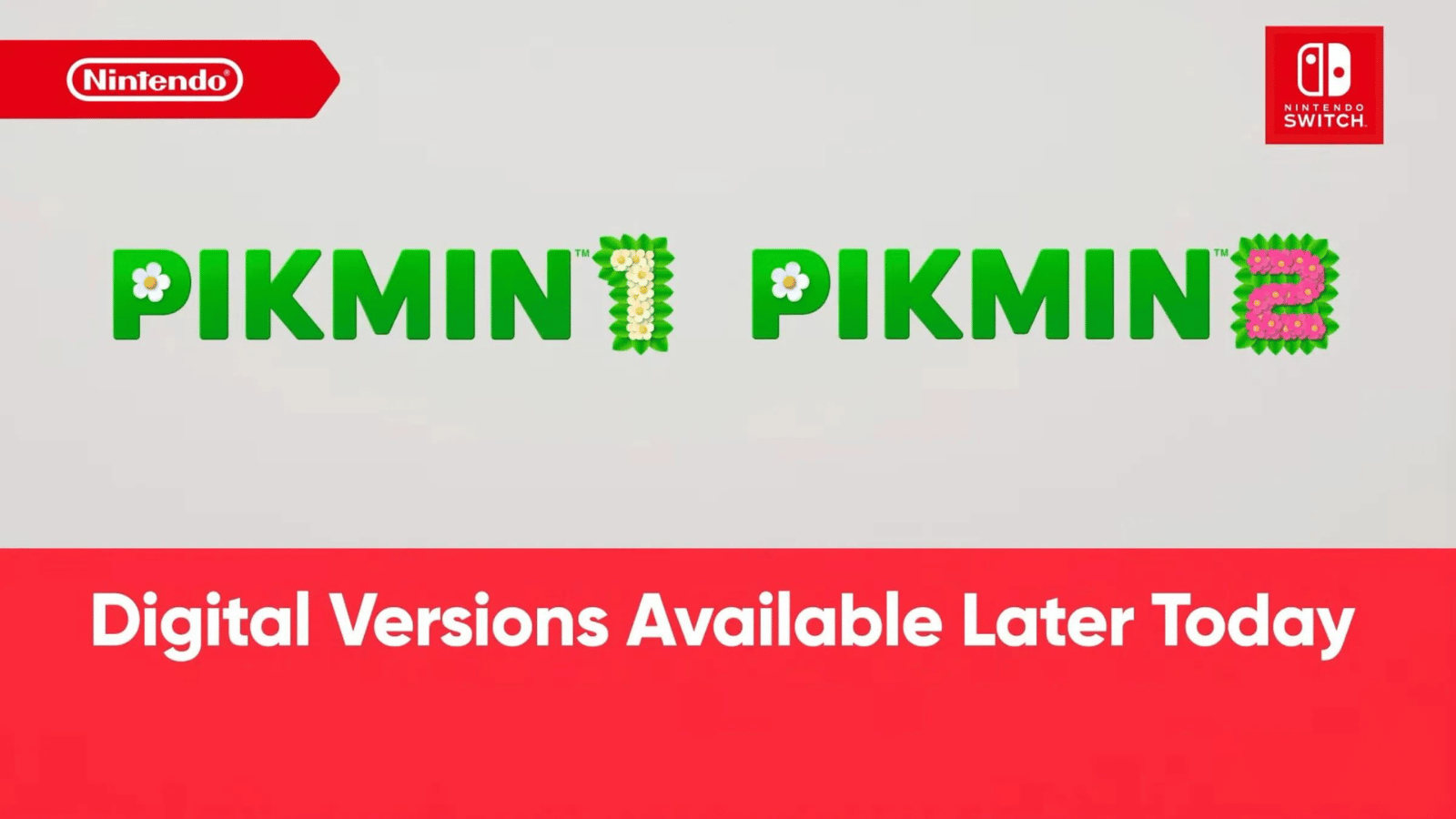 Pikmin 1 & 2 announcement - Nintendo Direct