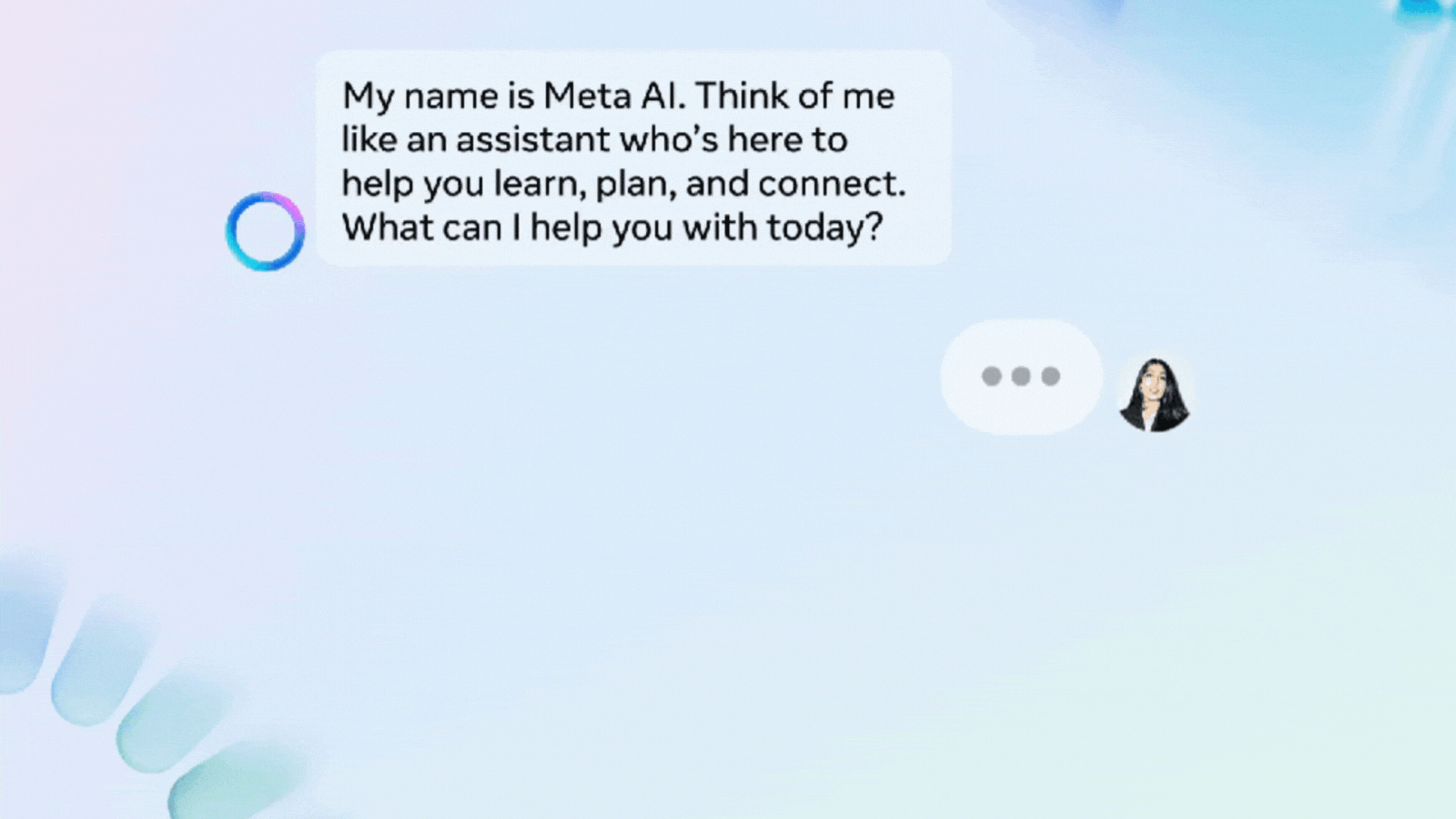 Meta AI assistant gif