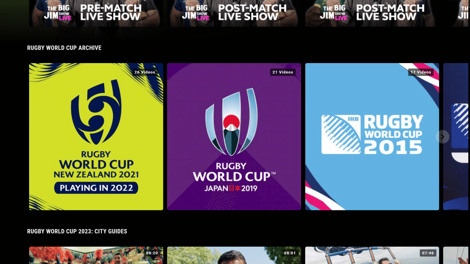 rugby pass live stream