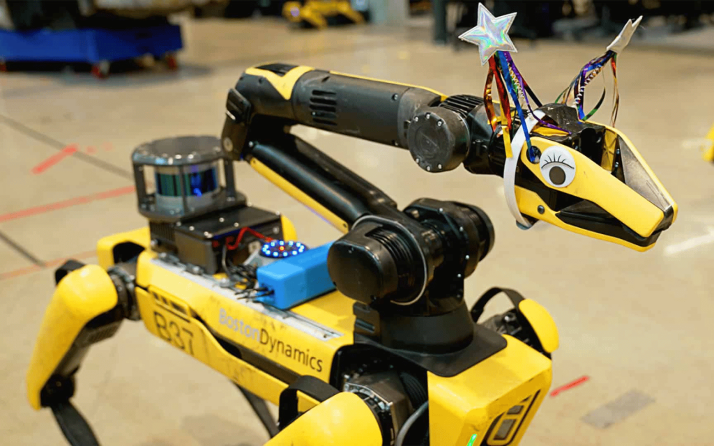 Boston Dynamics Spot talking AI