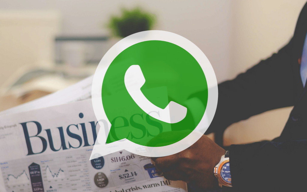 WhatsApp Business header