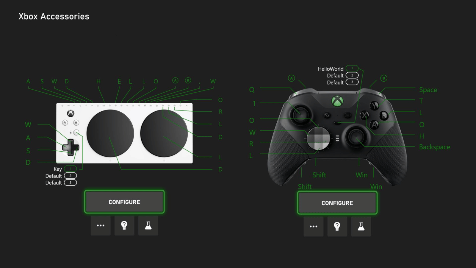 Xbox accessibility remapping (LS: Flip5)