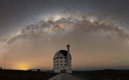 Southern African Large Telescope. SAAO, Author provided (astronomers)