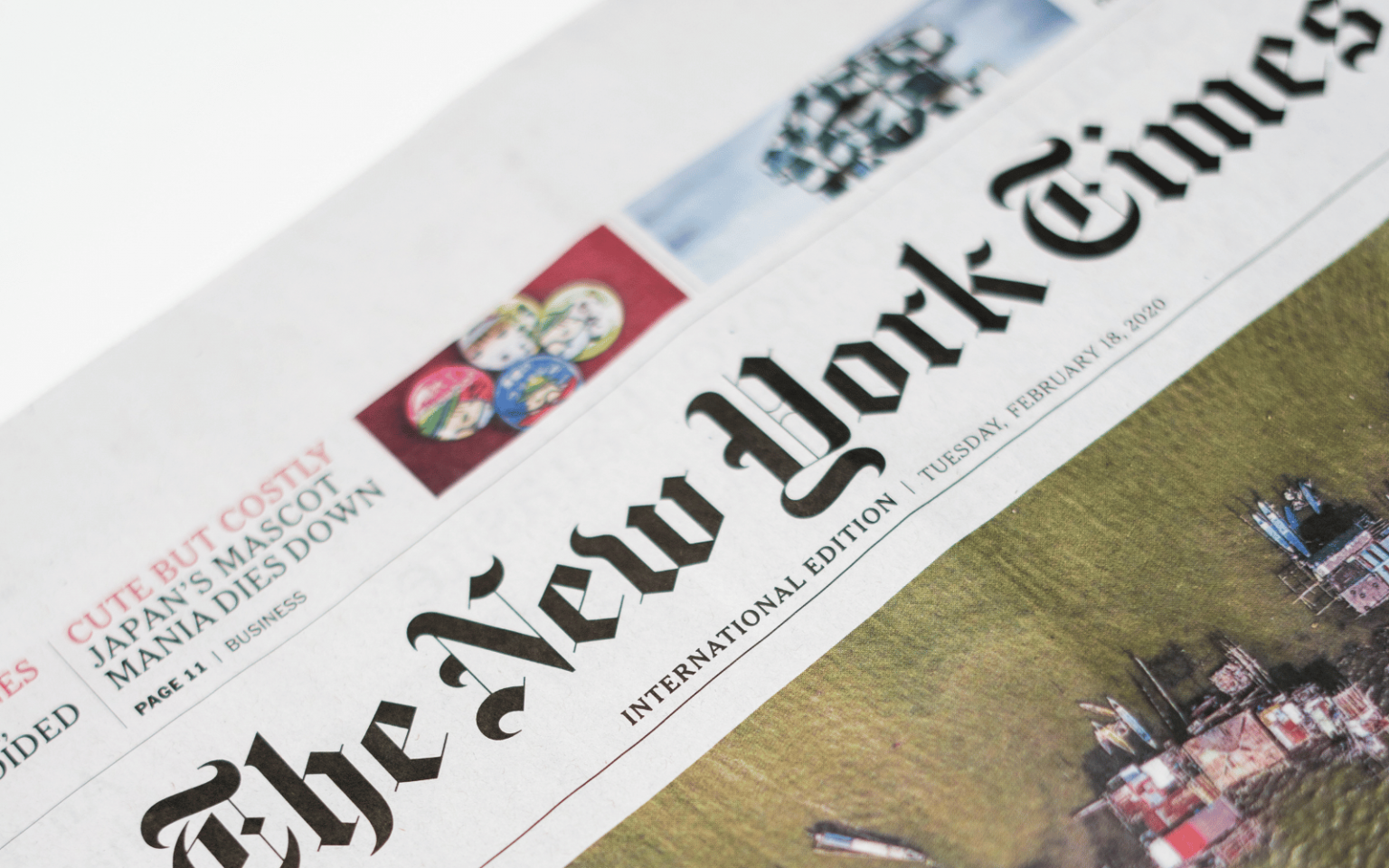 The New York Times header (OpenAI)