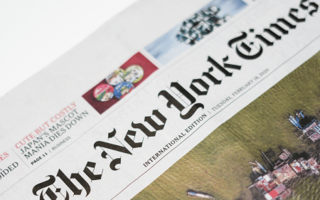 The New York Times header (OpenAI)
