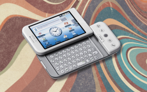 HTC Dream running Android 1.0