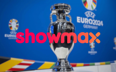 Euros 2024 trophy Showmax header