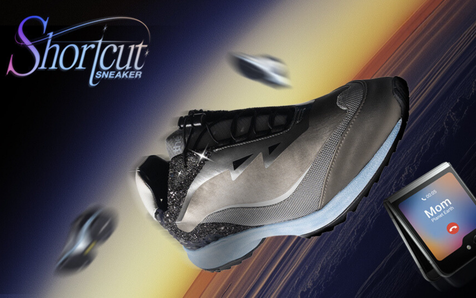 Samsung’s latest product isn’t a phone or a TV. It’s a pair of tekkies that can call your friends Samsung Shortcut Sneaker header