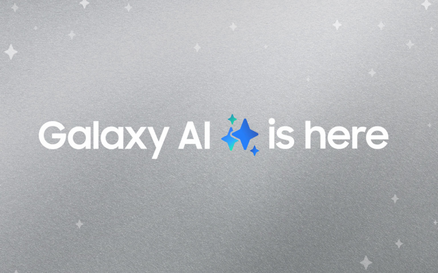 Galaxy AI is here header