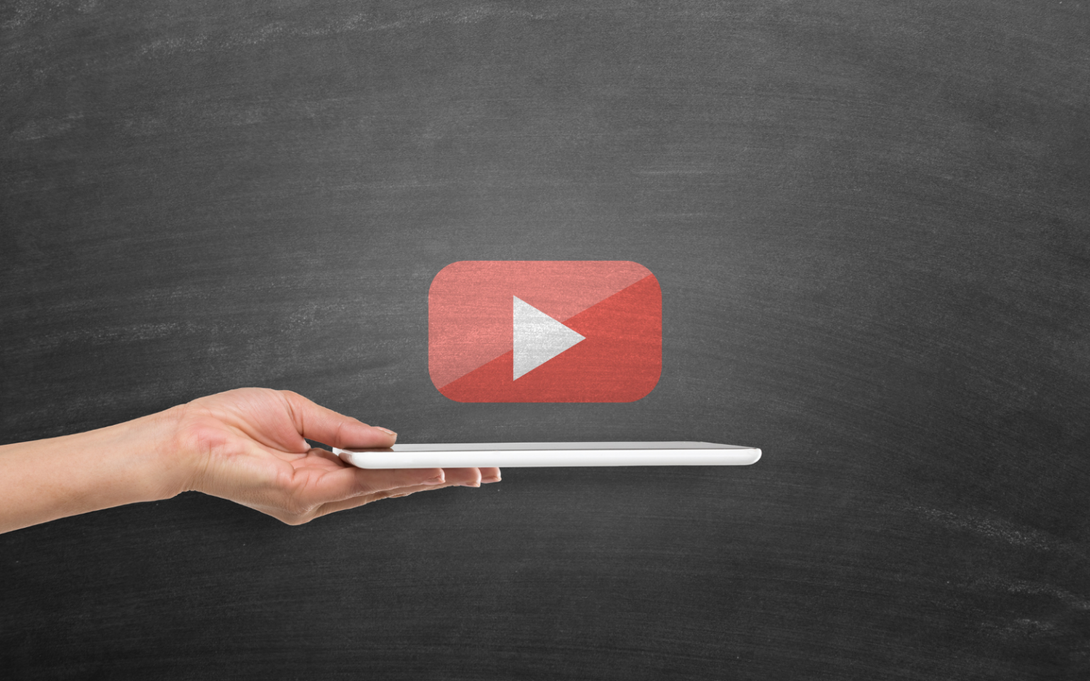 YouTube blackboard header