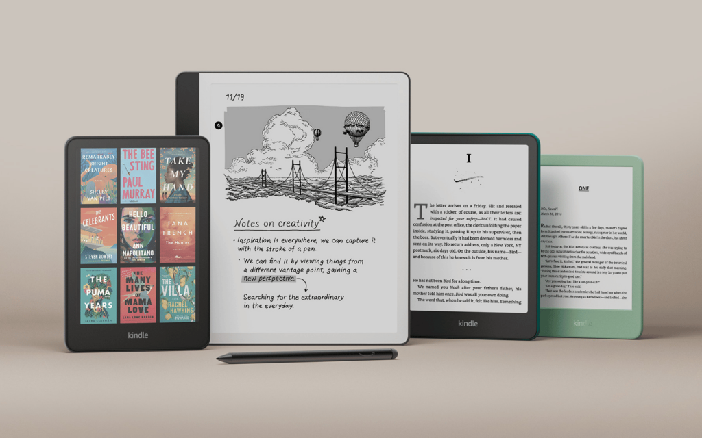 2024 Amazon Kindle lineup Scribe