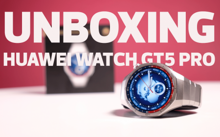 Unboxing the Huawei Watch GT 5 Pro