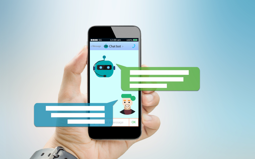 AI chatbot header