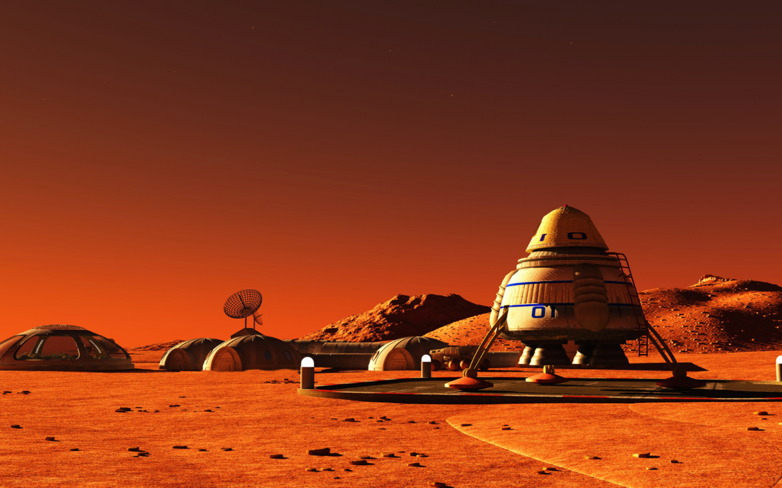 Mars habitat header