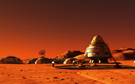 Mars habitat header