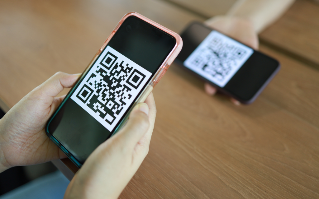 QR codes header