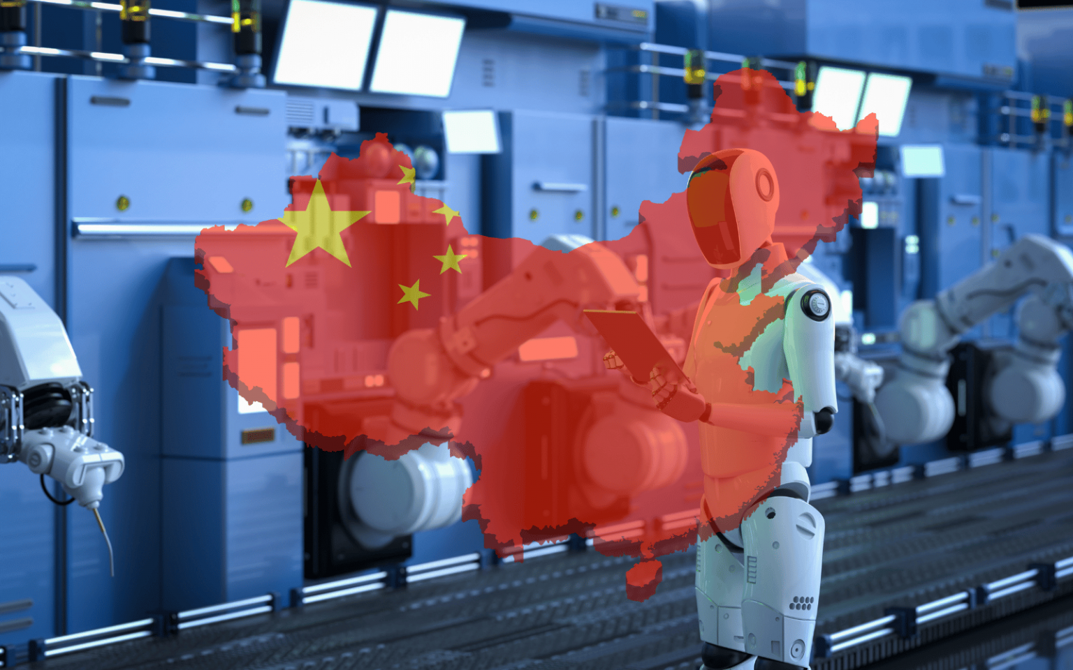 China robot training