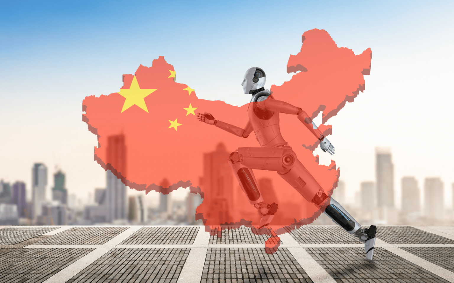 China entered 21 humanoid robots in the Yizhuang half-marathon China humanoid robot