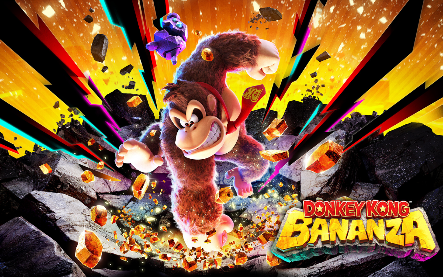 Donkey Kong Bananza header (Nintendo Switch 2)