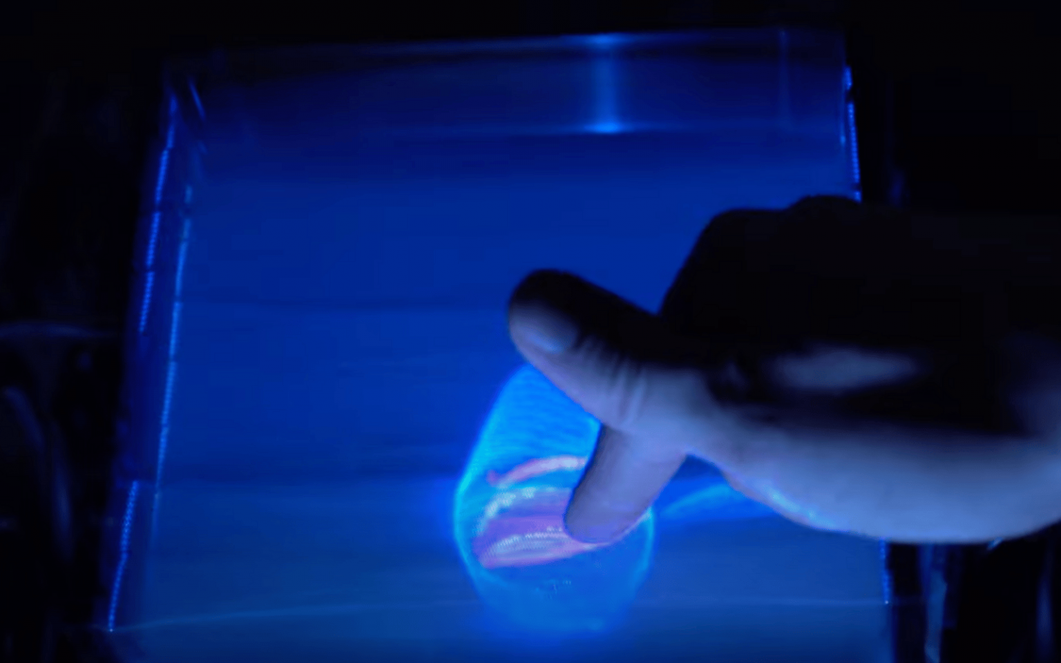 FlexiVol hologram touch