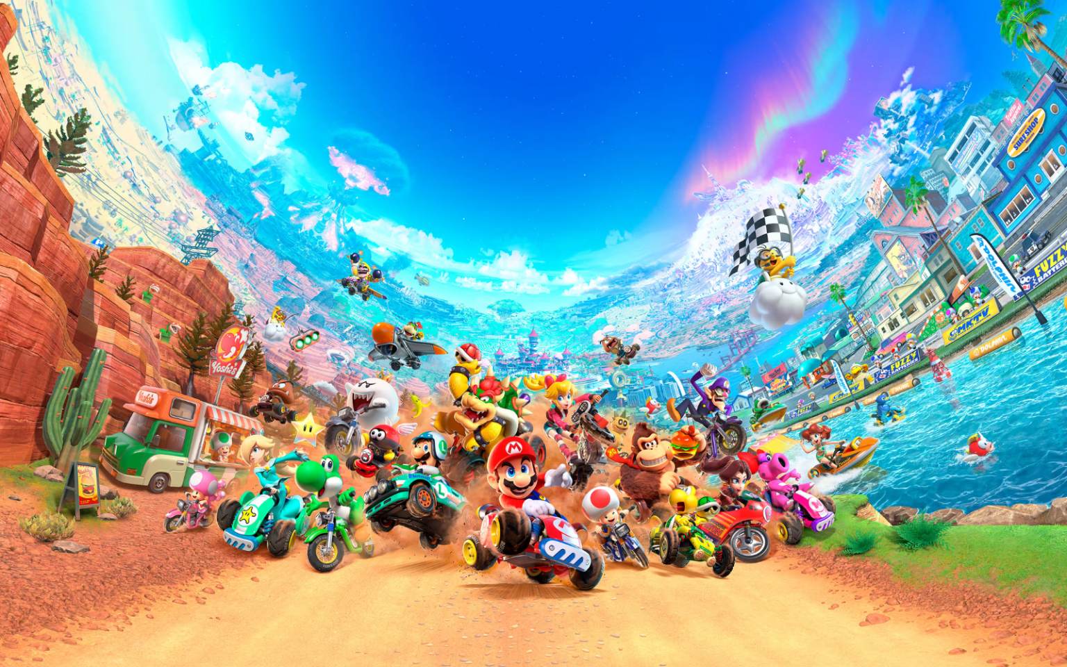 Mario Kart World (Switch 2) review – It’s about the journey Mario Kart World header (Switch 2)