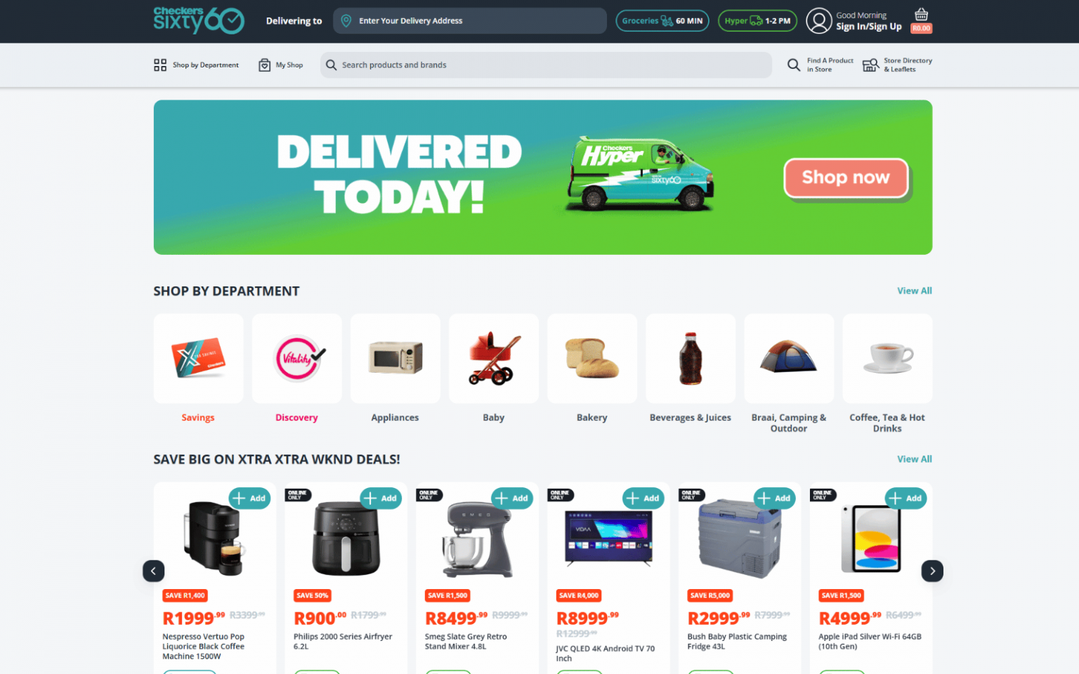 Checkers Sixty60 Xtra Xtra Weekend deals